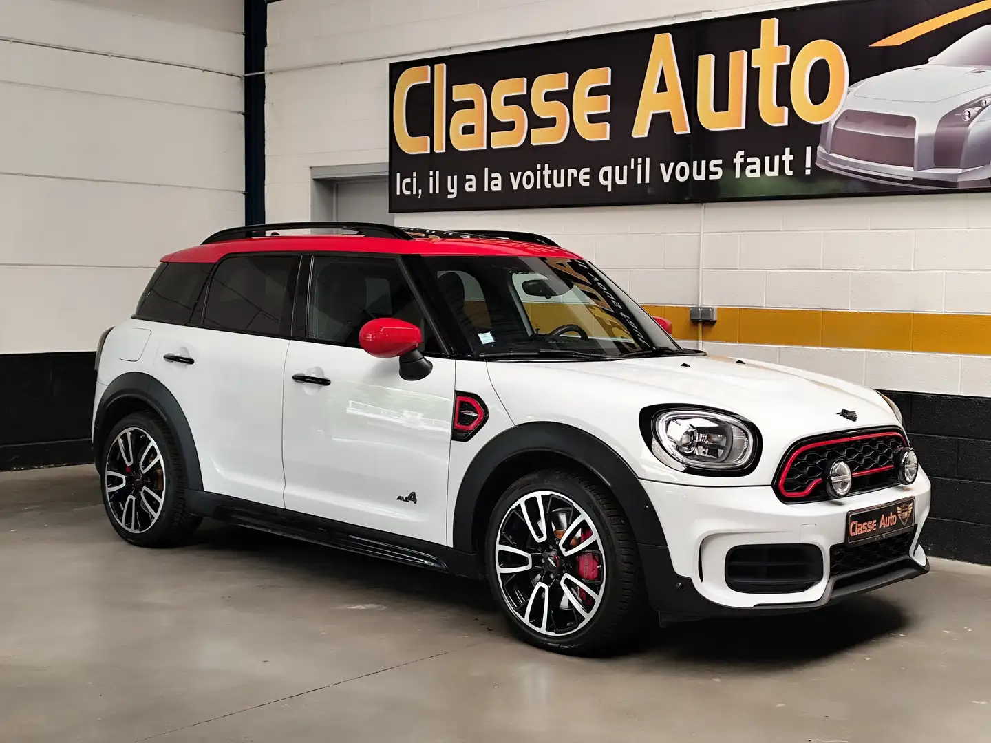 MINI John Cooper Works Countryman 306 ch BVA8 Garantie 12 mois Blanc - 1