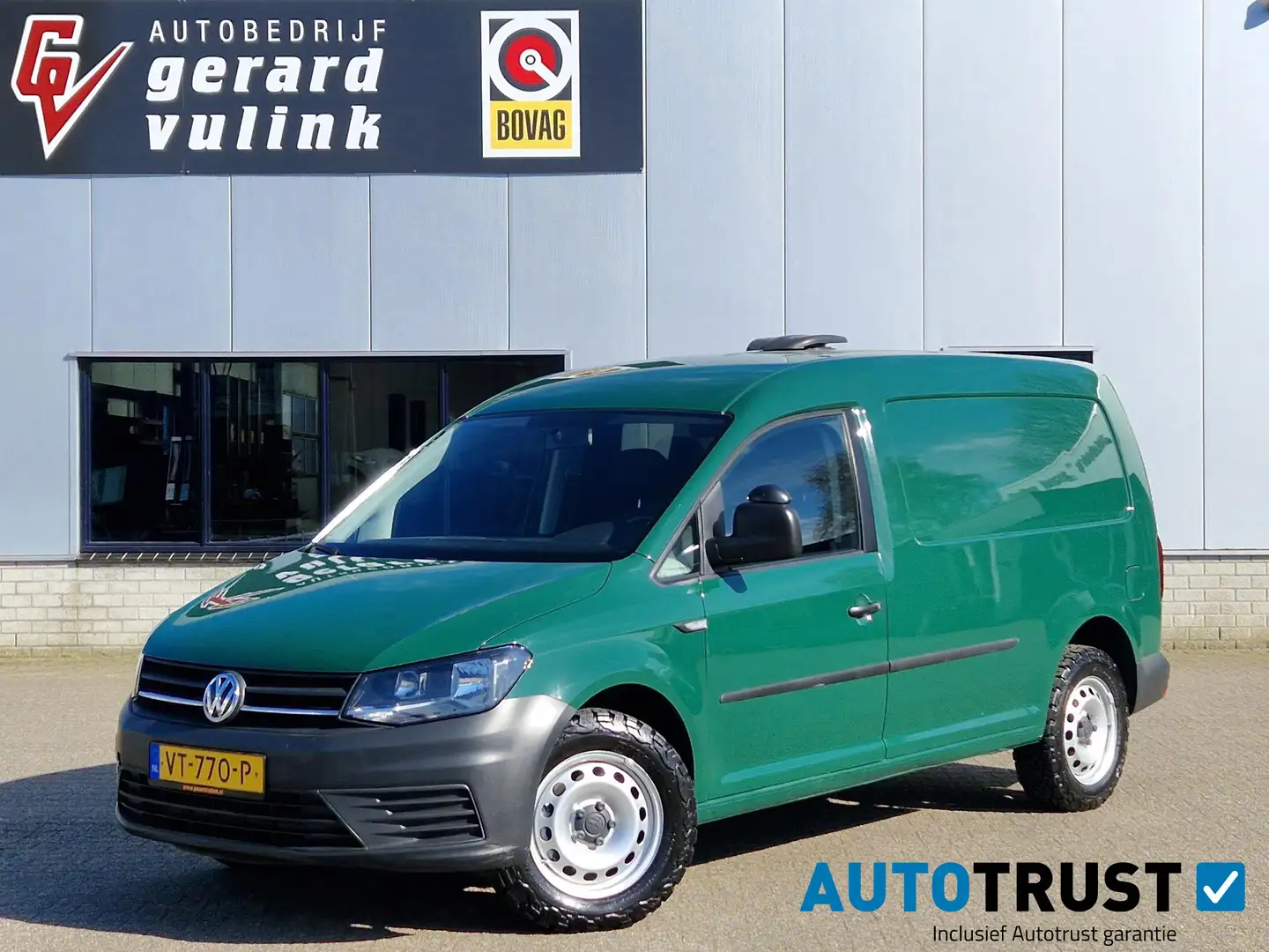 Volkswagen Caddy 2.0 TDI L2H1 4Motion Maxi TREKHAAK CRUISE Groen - 1
