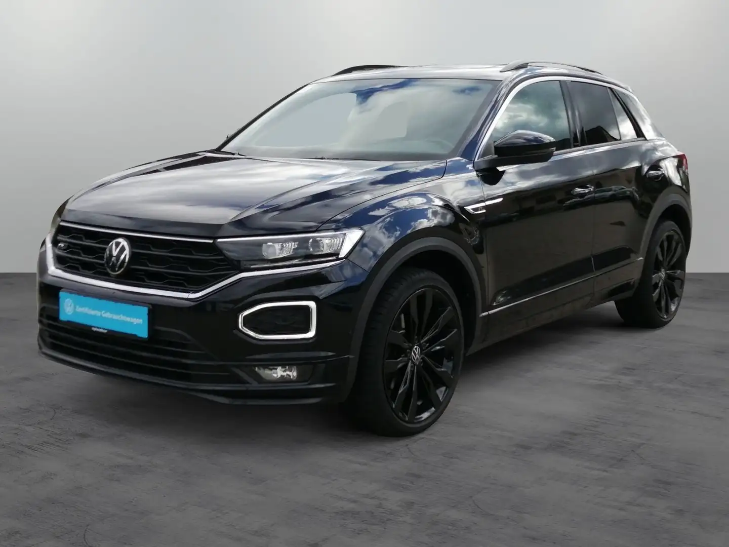 Volkswagen T-Roc 1.5 TSI R-line DSG Navi Pano AHK LED Keyl Schwarz - 2