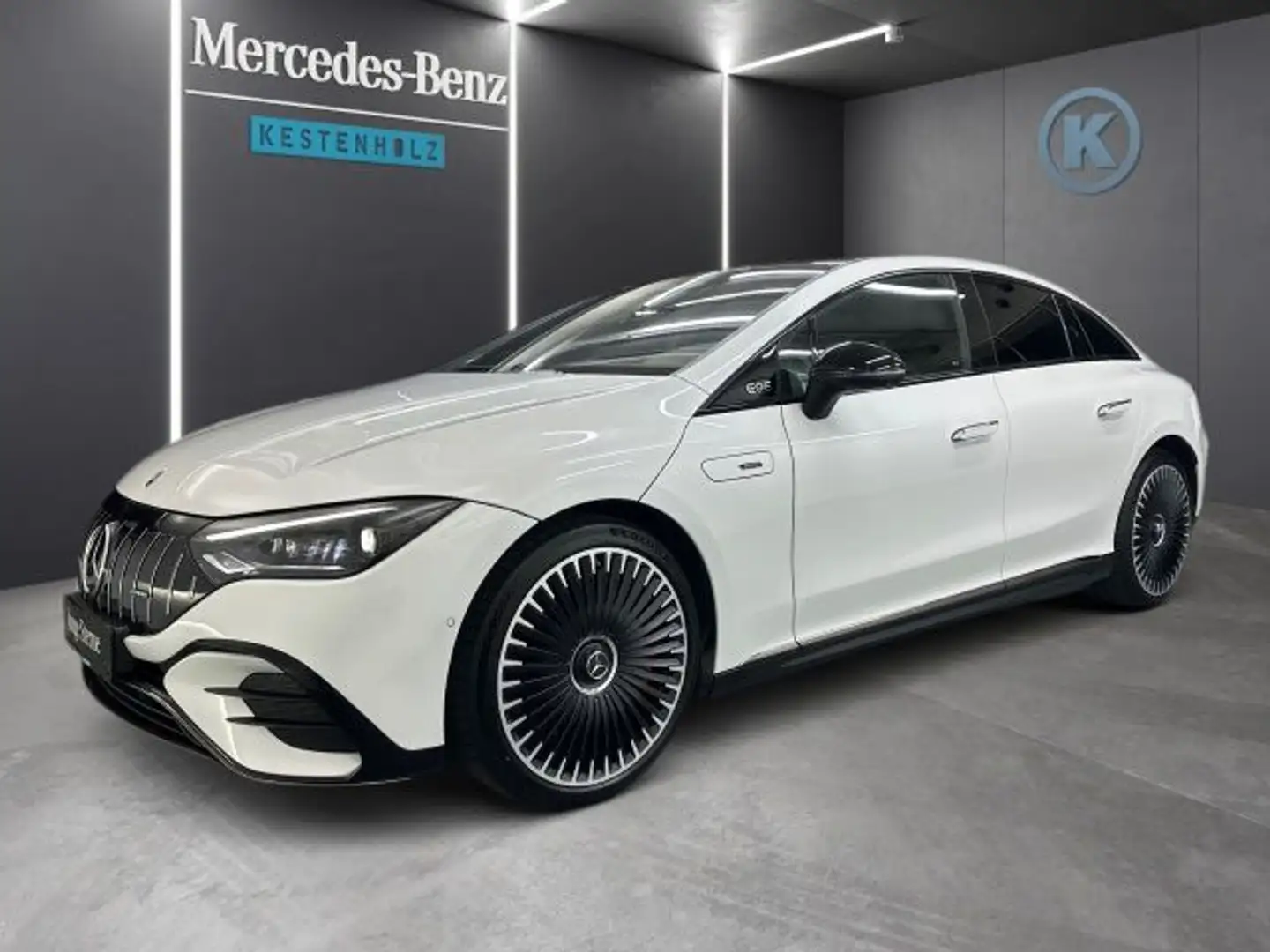 Mercedes-Benz EQE 43 4MATIC AIRMATIC+LEDER+PANO+360°+BURMESTER Білий - 2