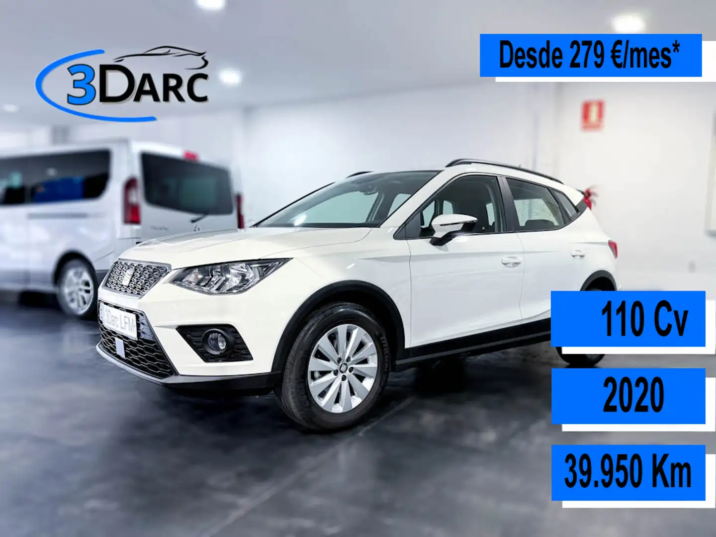 SEAT Arona 1.0 TSI Ecomotive S&S Style 110 Blanc - 1
