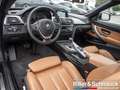 BMW 420 i Cabrio Sport Line LED+AHK+H/K+LEDER+PDC Gris - thumbnail 9
