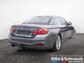 BMW 420 i Cabrio Sport Line LED+AHK+H/K+LEDER+PDC Gris - thumbnail 3