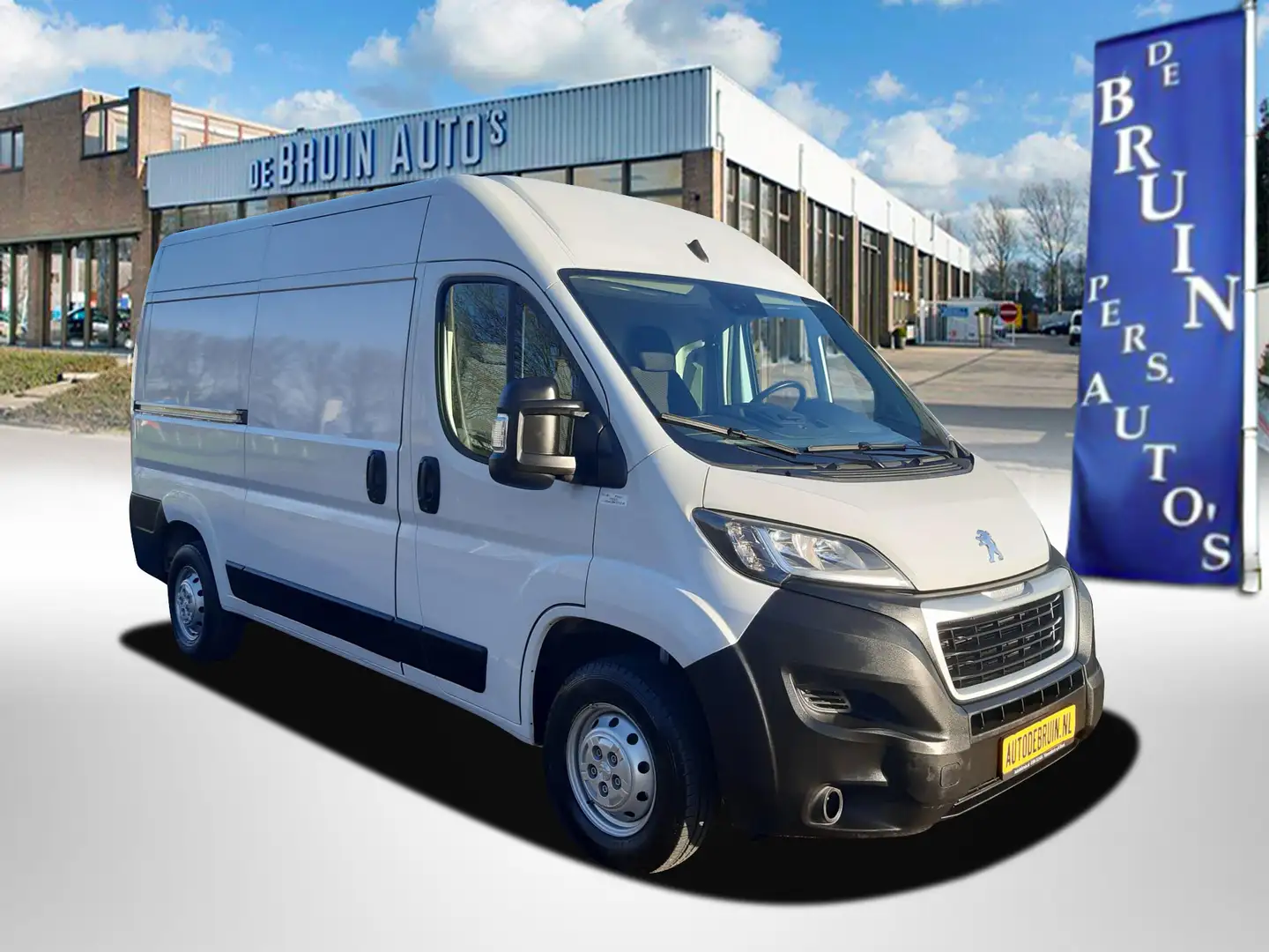 Peugeot Boxer 2.2 BlueHDi 140 Pk L2/H2 Airco Cruise Control Navi Blanc - 1