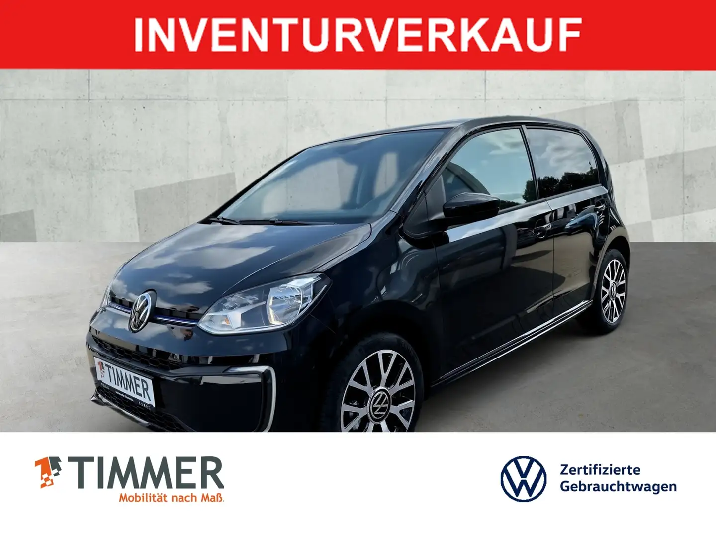 Volkswagen up! Edition 61 kW (83 PS) *DAB+*SHZ*ACC*RÜCKFAHRKAMER Schwarz - 1