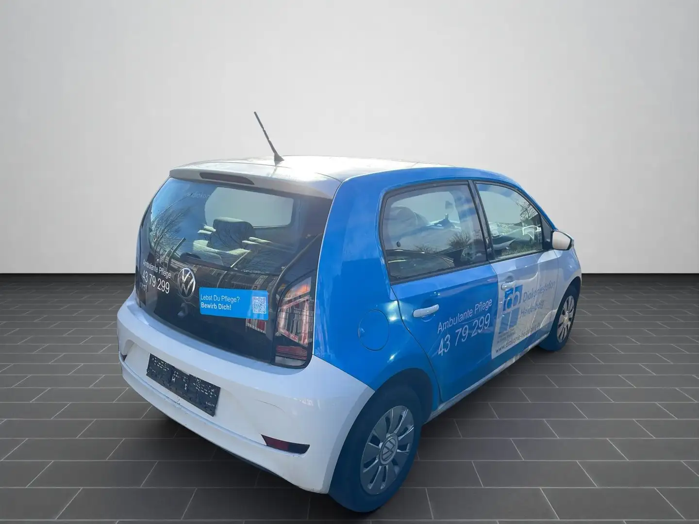 Volkswagen up! 1,0 TSI Klima/Sitzheizung vo/Licht u. Sicht Weiß - 2