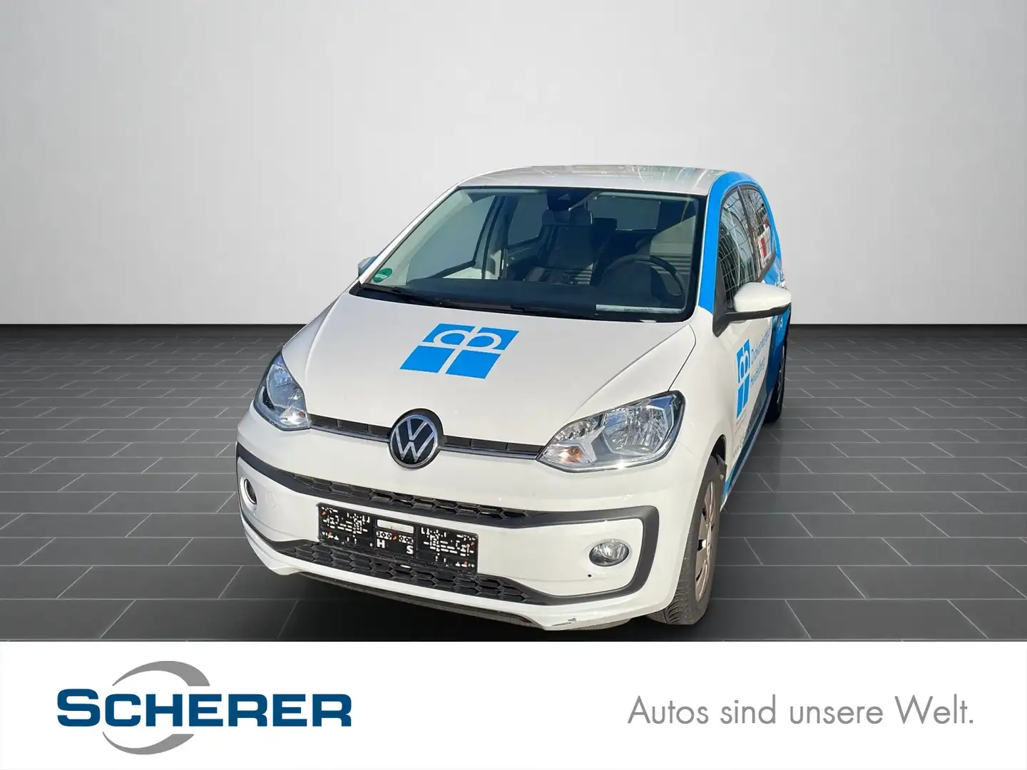 Volkswagen up! 1,0 TSI Klima/Sitzheizung vo/Licht u. Sicht Weiß - 1