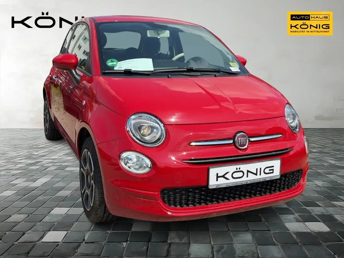 Fiat 500 1.0 CLUB Klima*Tempomat*Apple CarPlay Rot - 2