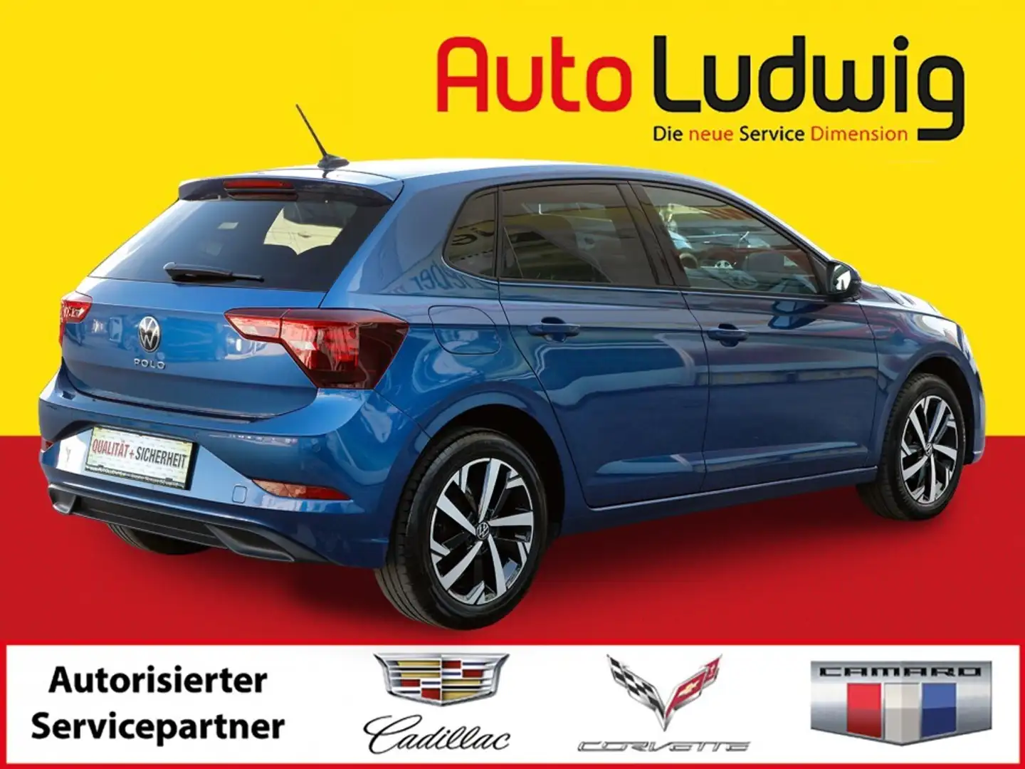 Volkswagen Polo 1,0TSI Life*VIRTUAL COCKPIT*LED*PARK-PILOT*SHZ*... Blau - 2