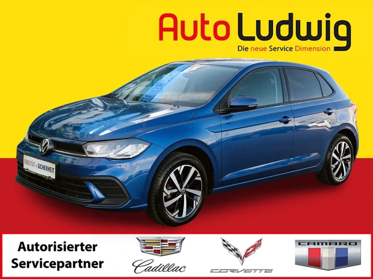 Volkswagen Polo 1,0TSI Life*VIRTUAL COCKPIT*LED*PARK-PILOT*SHZ*... Blau - 1