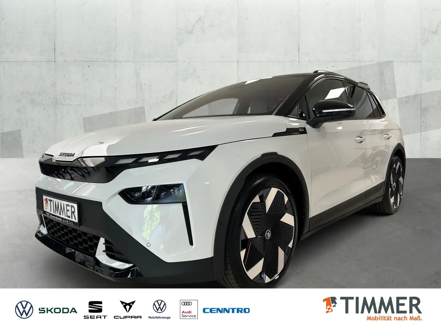 Skoda Elroq 85 First Edition *MAXX*SPORT* Blanc - 1