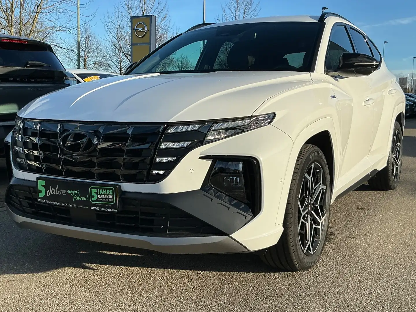 Hyundai TUCSON 1.6 T-GDI N Line ACC+LED+Navi+SHZ+360+LM Weiß - 2