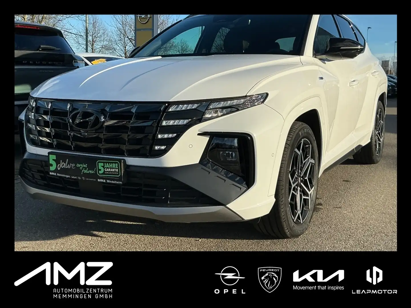 Hyundai TUCSON 1.6 T-GDI N Line ACC+LED+Navi+SHZ+360+LM Weiß - 1