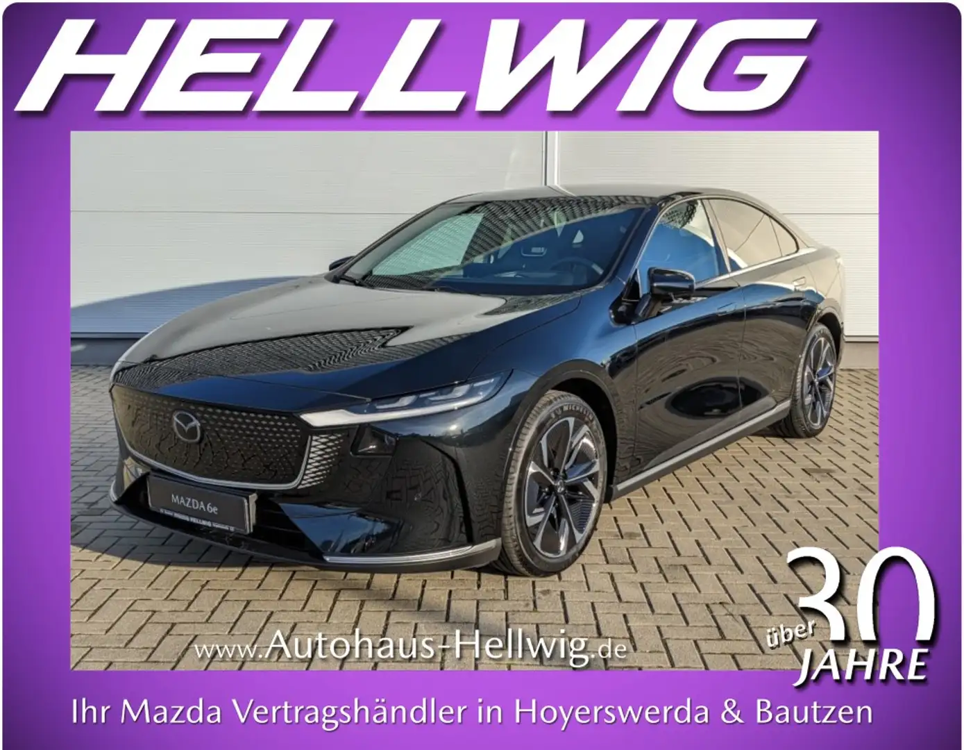 Mazda 6e EV (245PS) Long Range Takumi Panoramadach Schwarz - 1