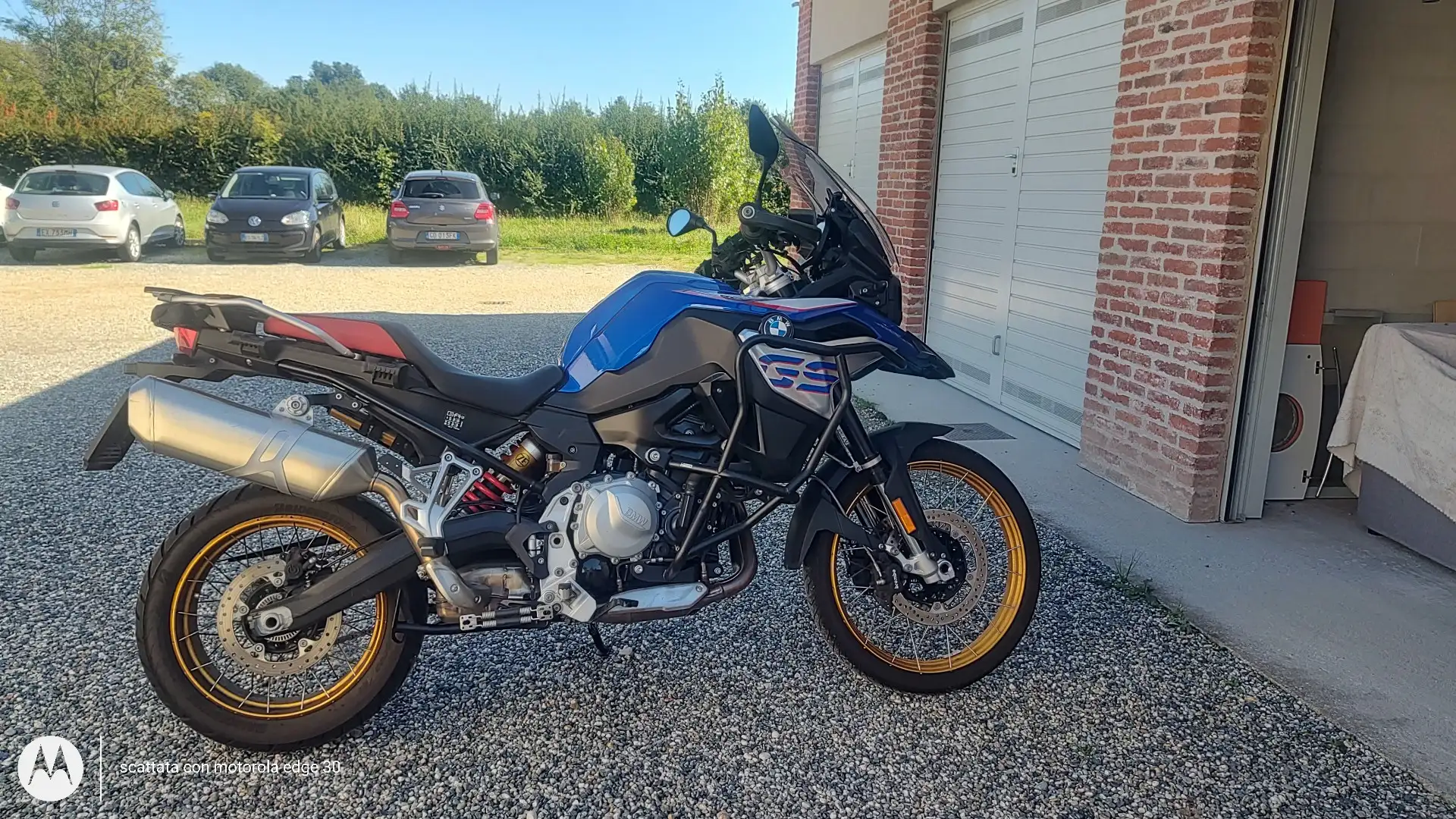 BMW F 850 GS rallye Azul - 1