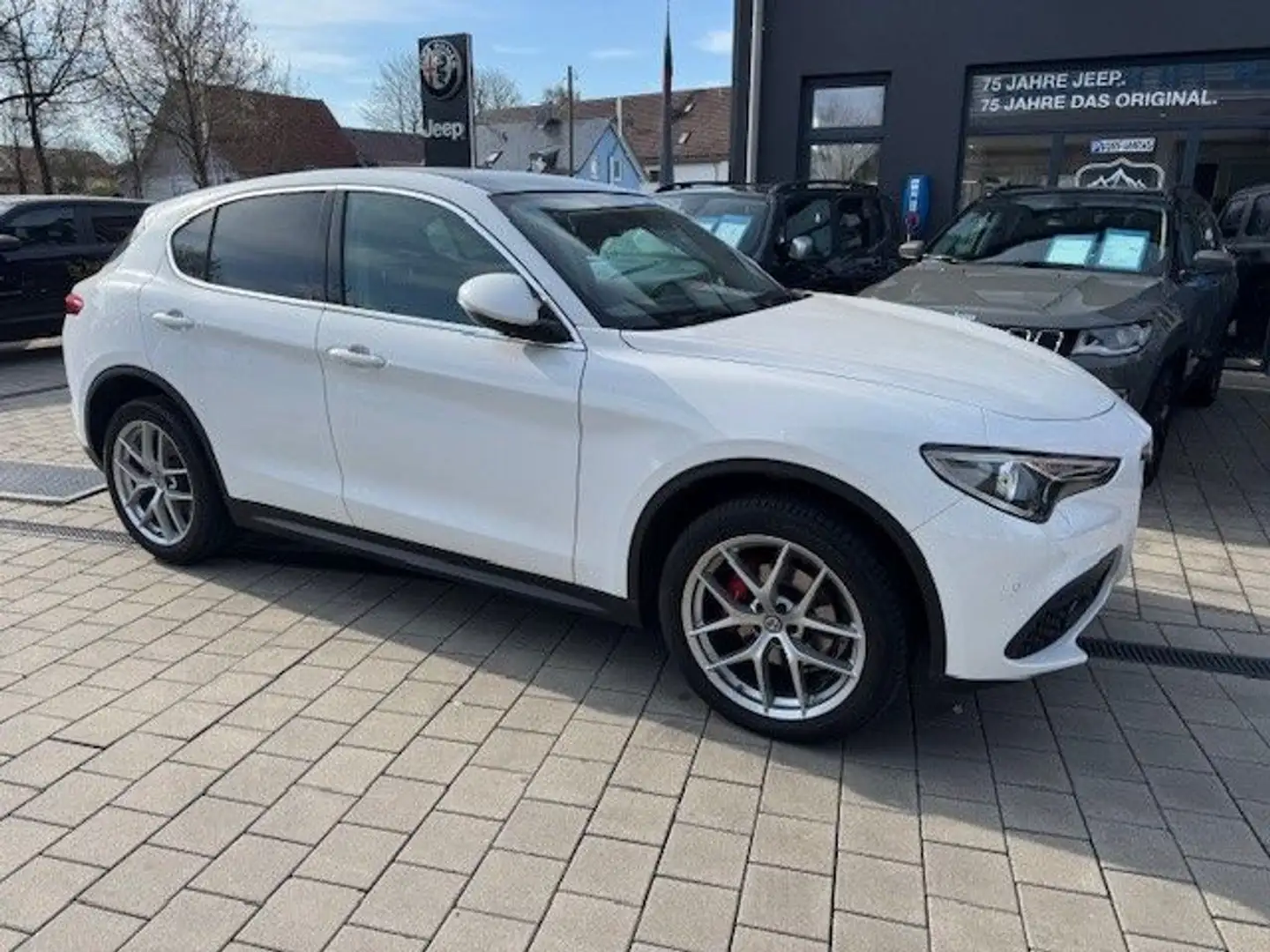 Alfa Romeo Stelvio 2.0 Turbo 16V First Edition AT8 Q4 Weiß - 1