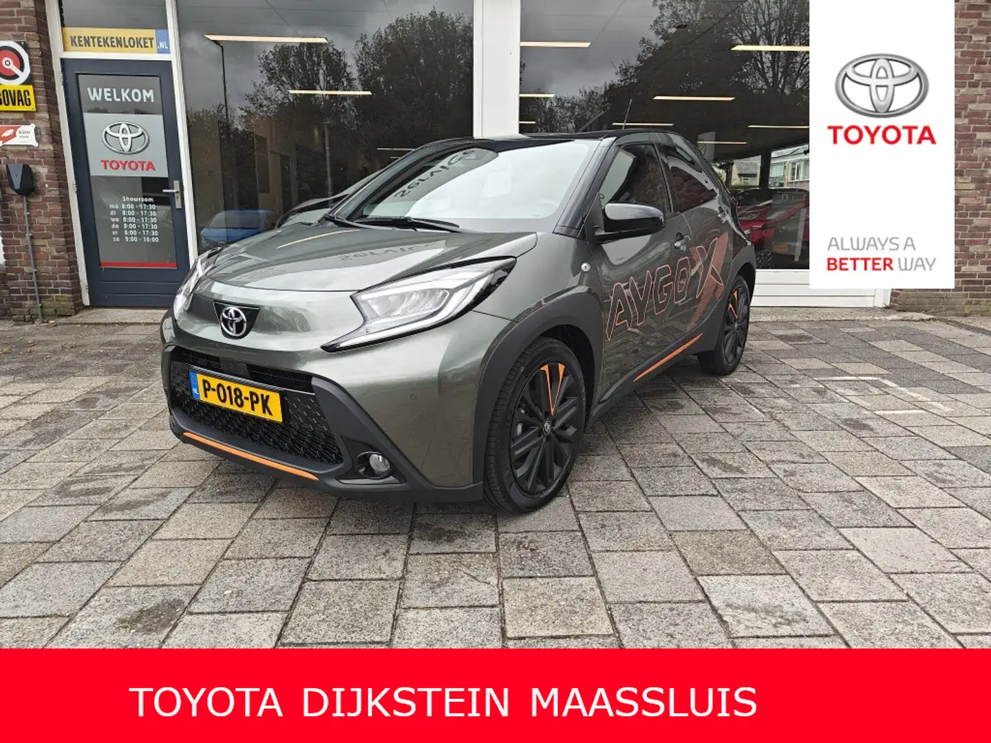 Toyota Aygo X 1.0 VVT-i S-CVT Limited Groen - 1