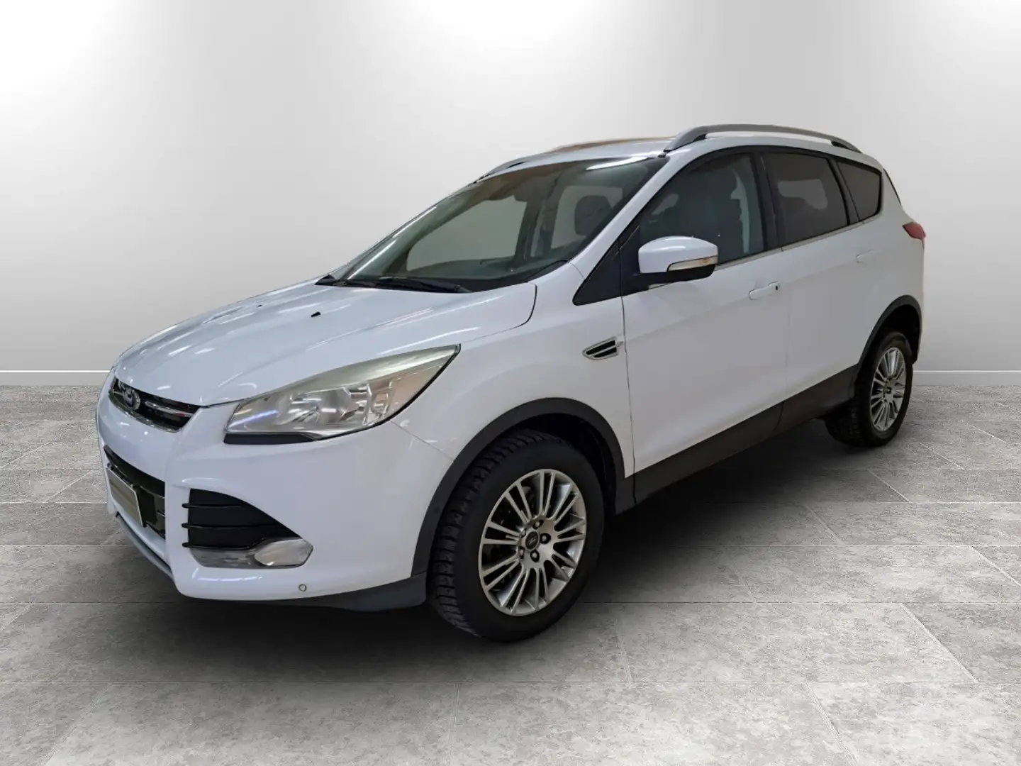 Ford Kuga 2.0 tdci Titanium 2wd 140cv Blanc - 1