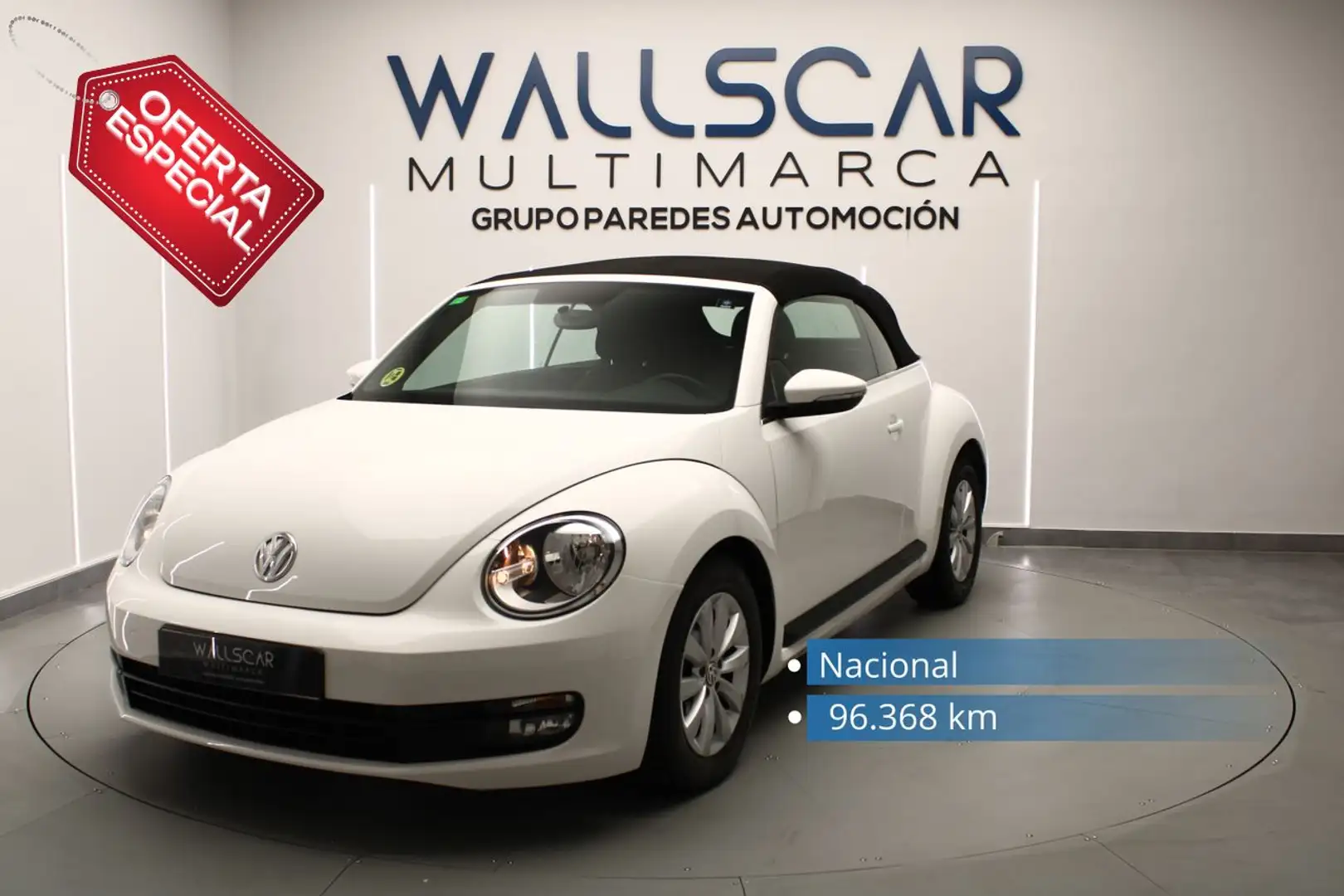 Volkswagen Beetle Cabrio 1.6TDI Design 105 Blanco - 1