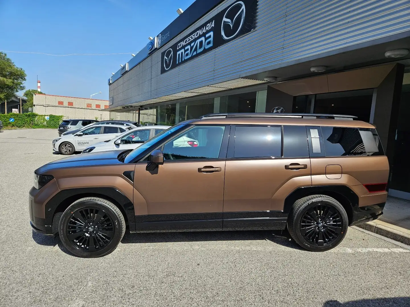 Hyundai SANTA FE 1.6 Hev 4wd 7 posti Xclass + Calligraphy + Sunroof Marrone - 2