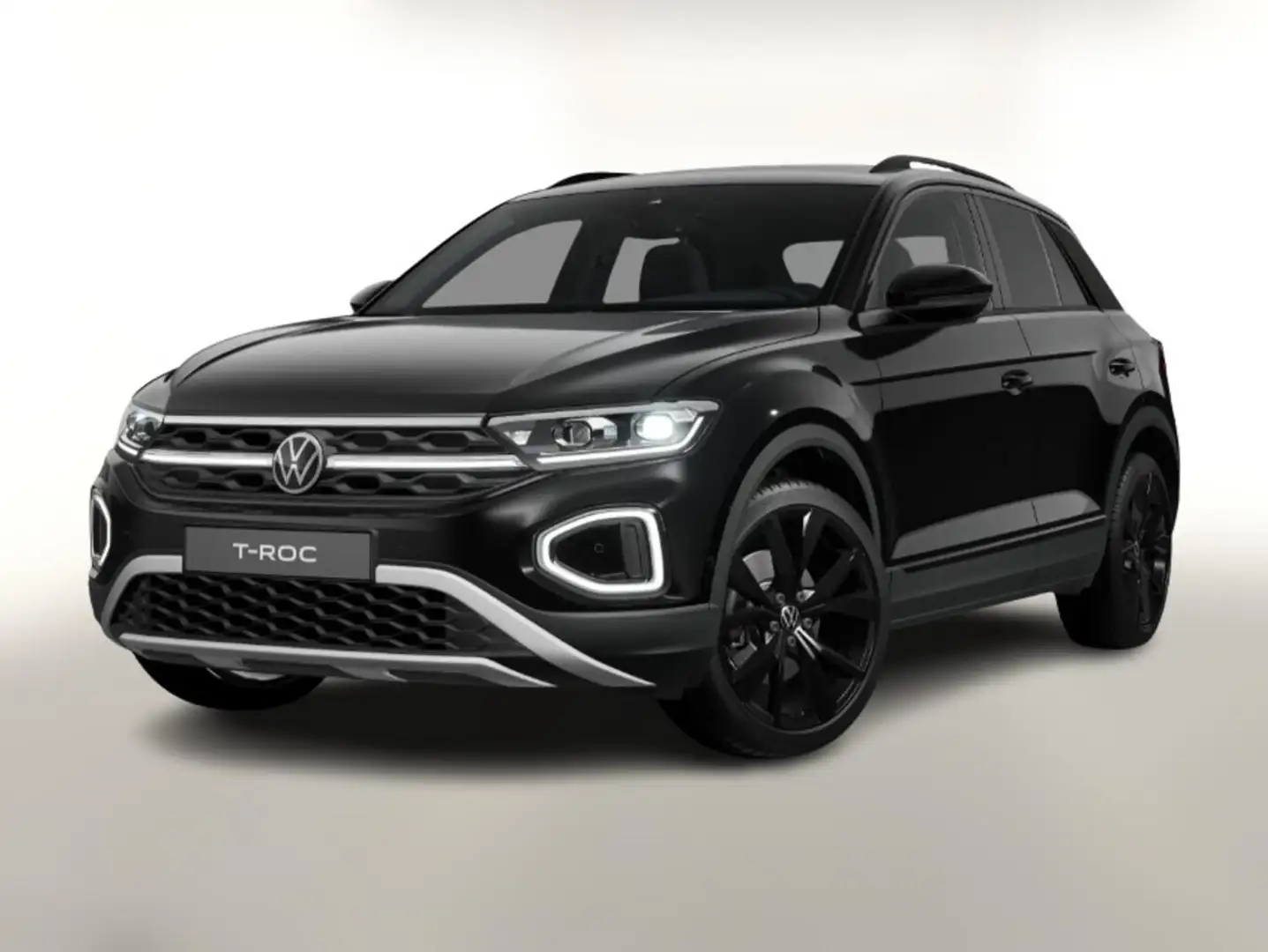 Volkswagen T-Roc Style 1.5 TSI DSG BlackP Matrix Nav IQ 19Z 110 ... Schwarz - 1