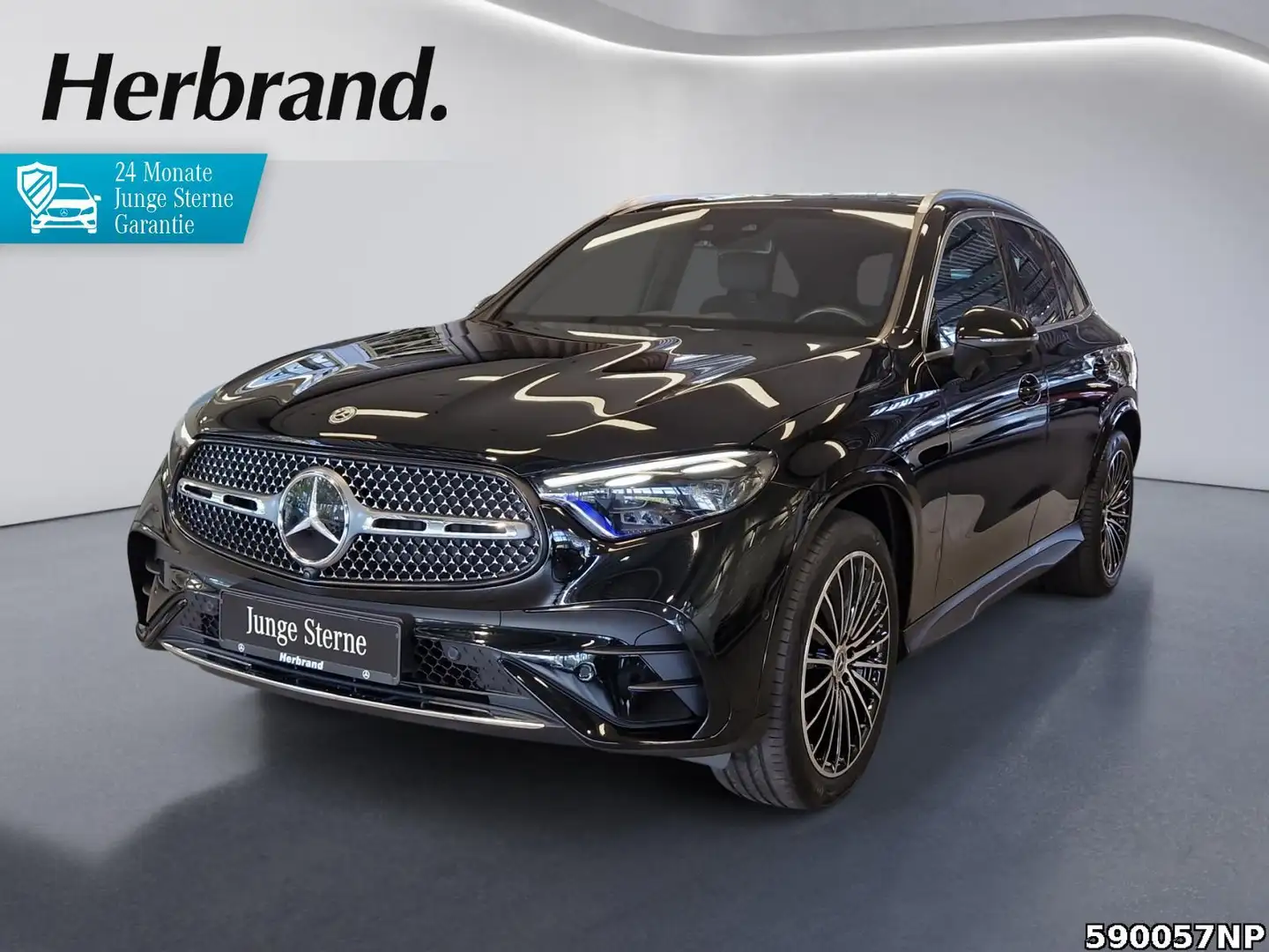 Mercedes-Benz GLC 220 d 4M AMG AIRMATIC BURMESTER Standhzg Zwart - 1