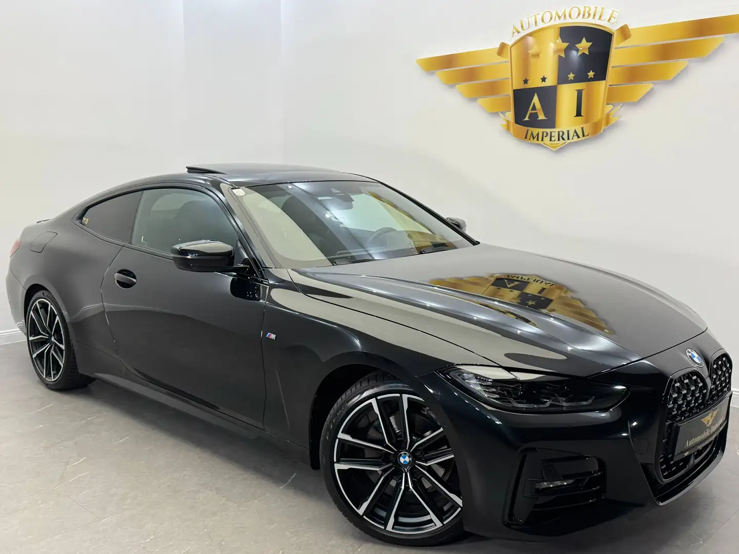 BMW 420 d Coupe (G22) // M-SPORT // PANO // SEHR GEPFLEGT // Schwarz - 1