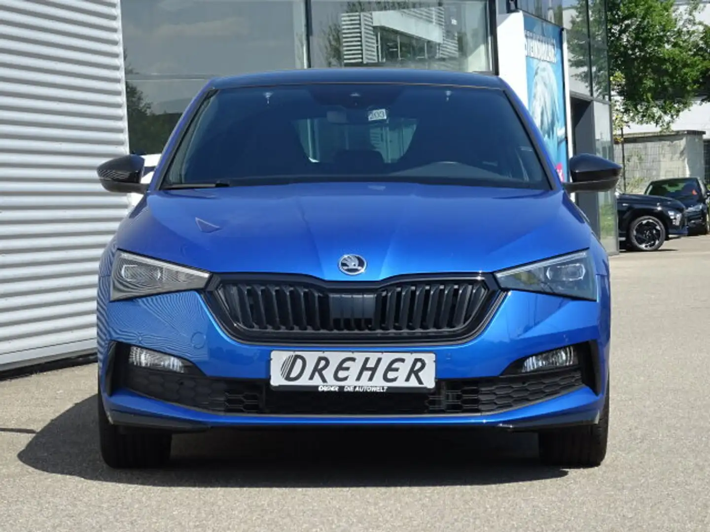 Skoda Scala Scala 1.5 TSI Monte Carlo Autom. Pano.-Dach/Klima Blau - 2