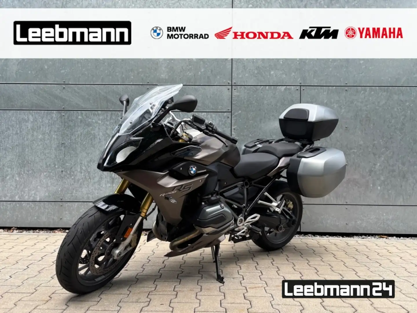 BMW R 1200 RS 3 Pakete Topcase, Seitenkoffer Schwarz - 1