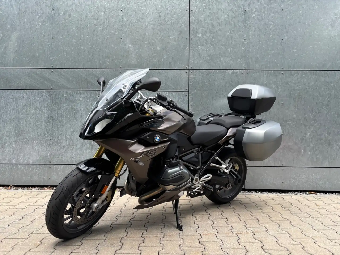 BMW R 1200 RS 3 Pakete Topcase, Seitenkoffer Schwarz - 2