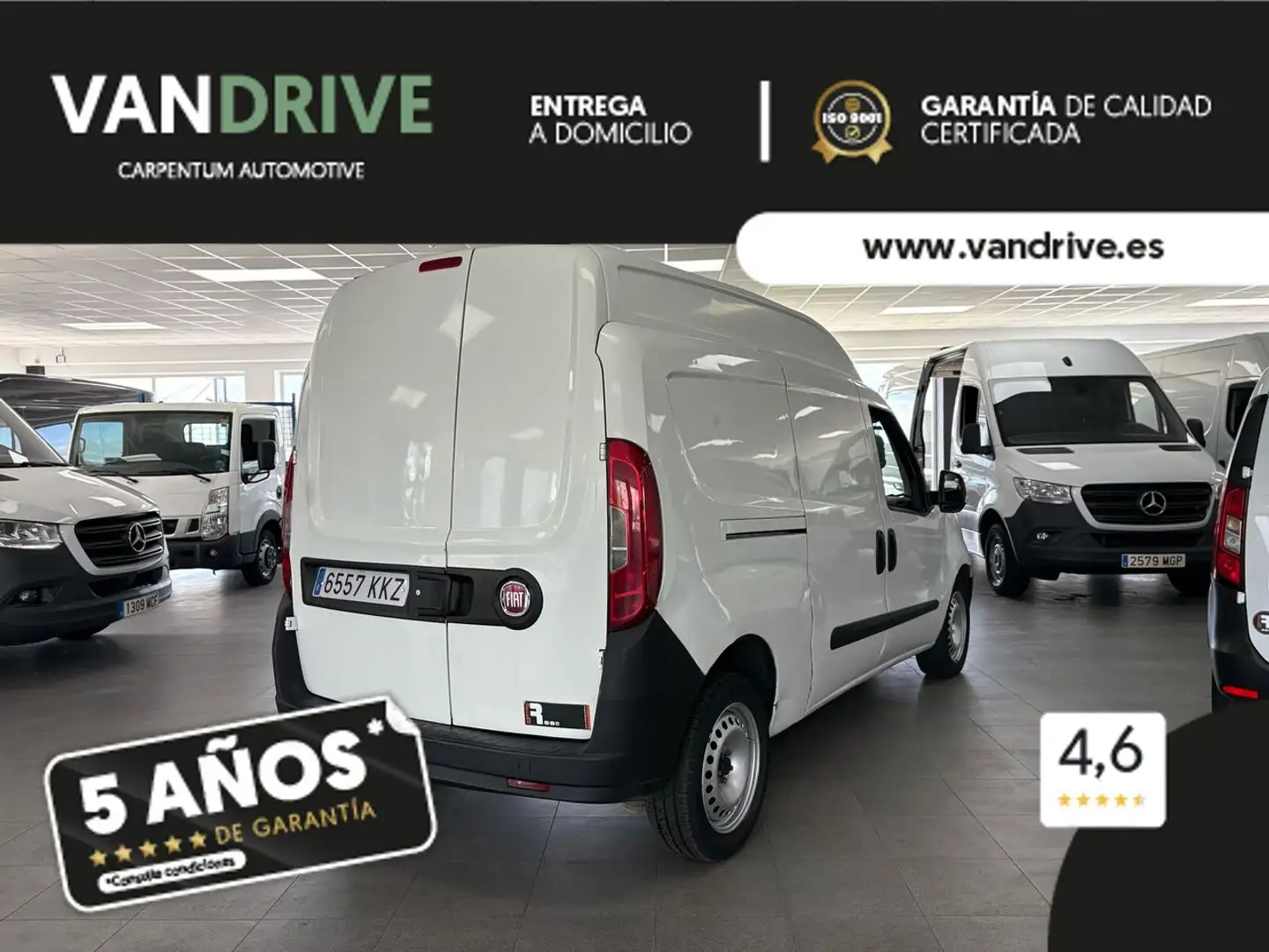 Fiat Dobló Cargo 1.6Mjt SX XL 78kW Blanco - 2