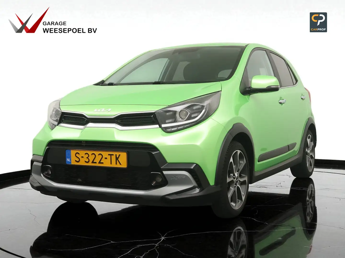Kia Picanto 1.0 T-GDi 100PK X-Line - Groene wrap - Navigatie - Groen - 1