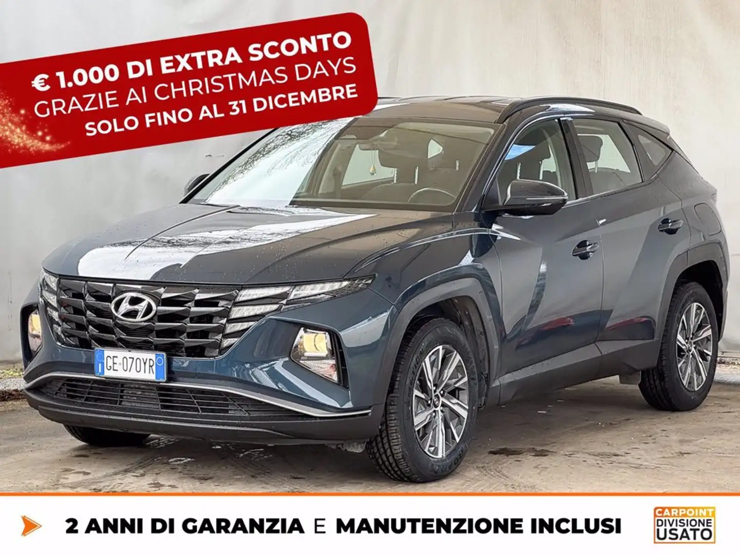 Hyundai TUCSON 1.6 hev xline 2wd auto Blu/Azzurro - 1