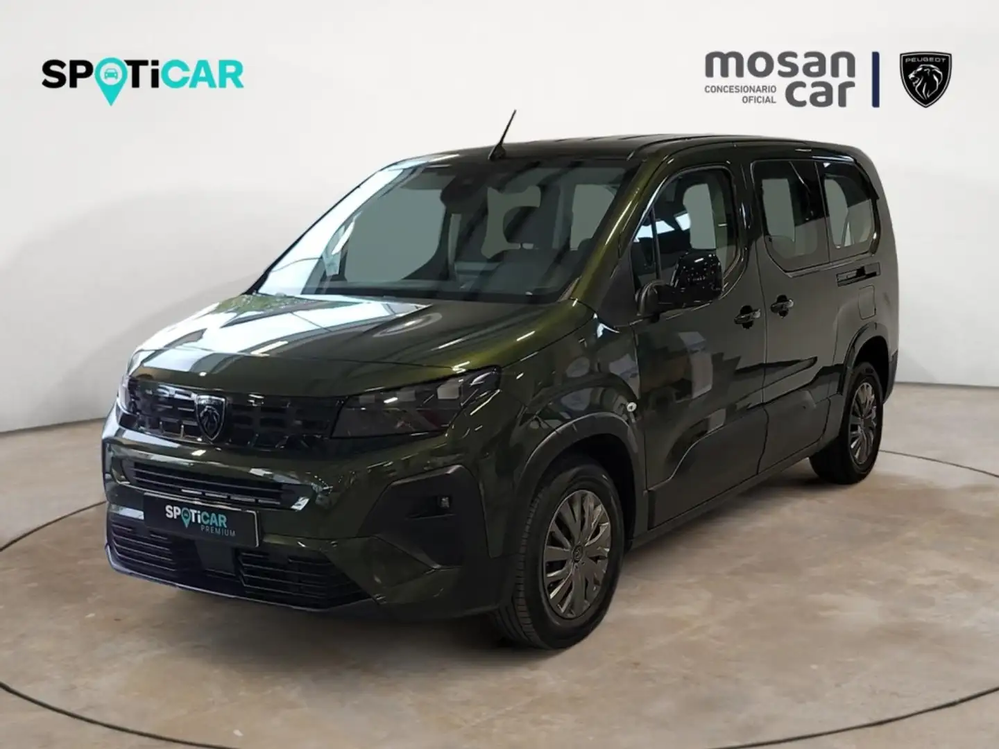 Peugeot Rifter LONG 1.5 BLUEHDI 100 ALLURE 7PL MIRROR RADAR AR Verde - 1