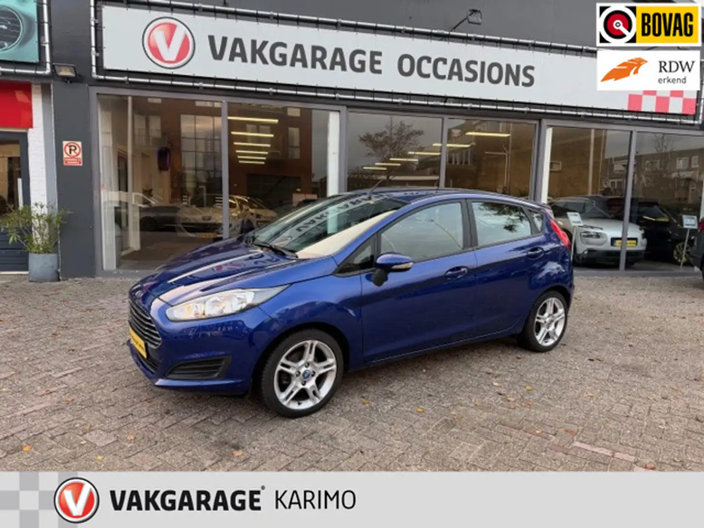 Ford Fiesta 1.0 Style Carplay,Trekhaak,camera Blauw - 1