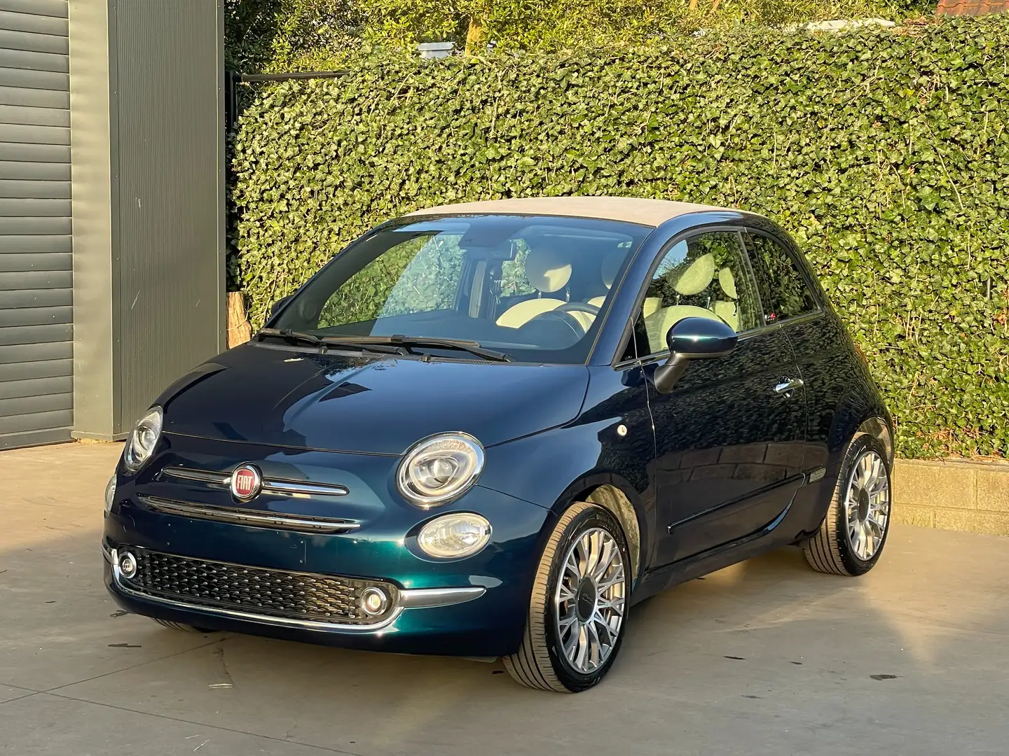 Fiat 500C Hybride virtual cockpit Blu Ottanio 12M Garantie Blauw - 1