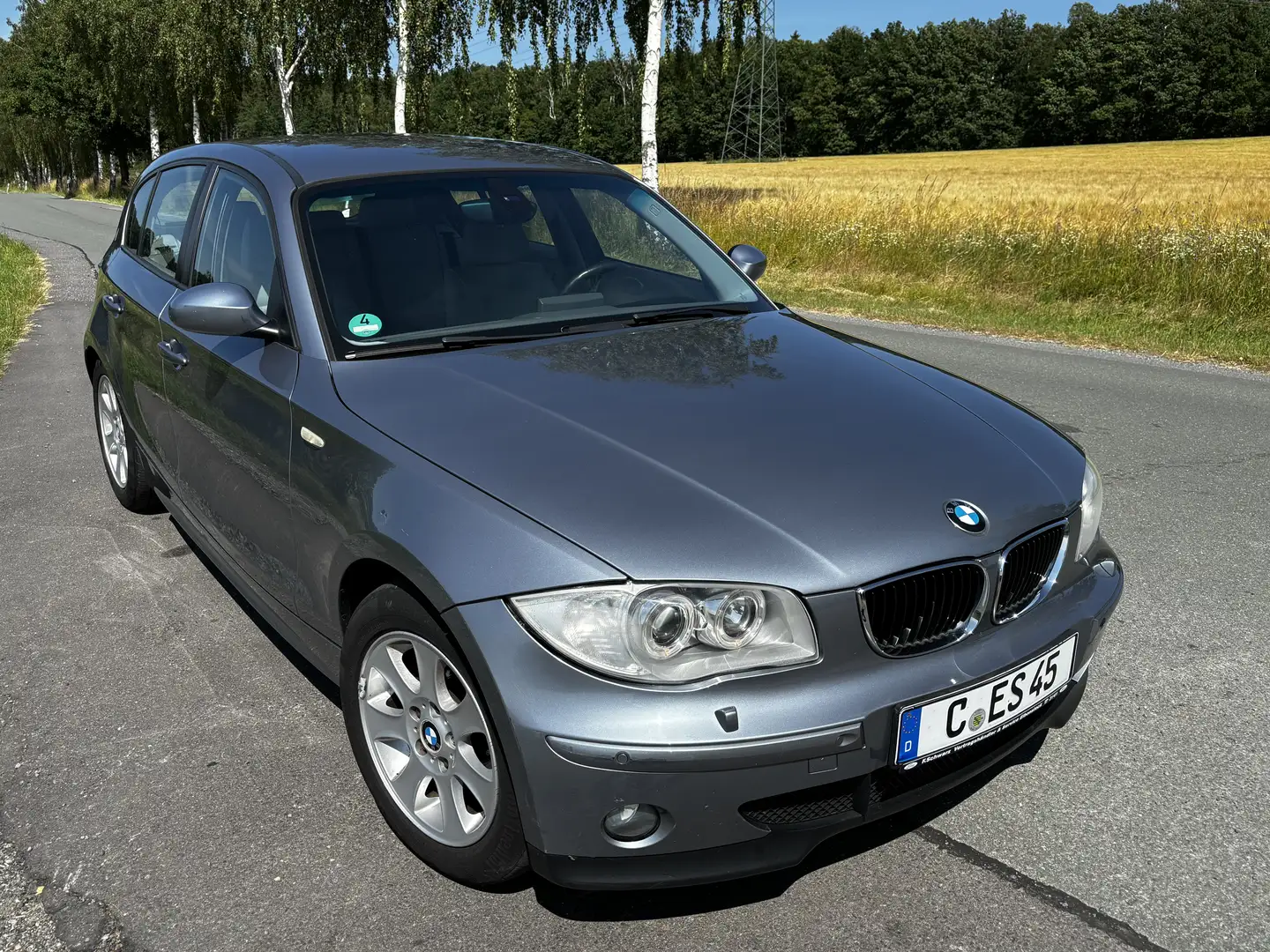 BMW 118 118i Aut. Xenon, Navi, Leder, Klimaaut., PDC, MFL Silber - 2