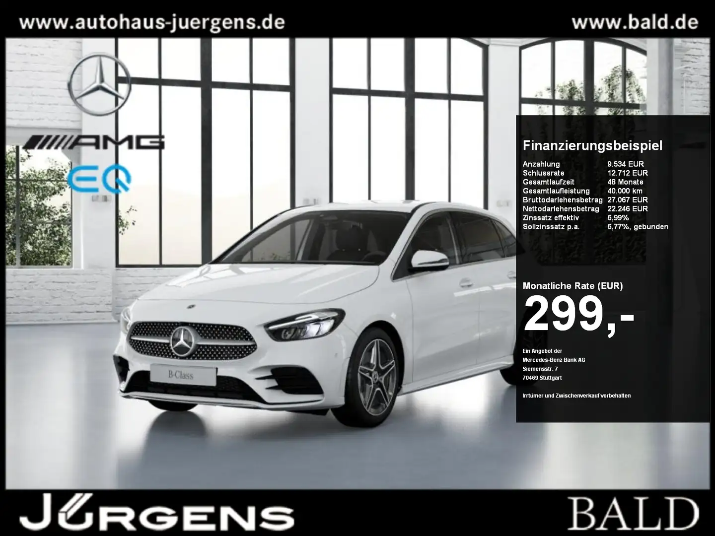 Mercedes-Benz B 250 e AMG-Sport/LED/Cam/EASY-P/Keyl/Ambi/18' Wit - 1