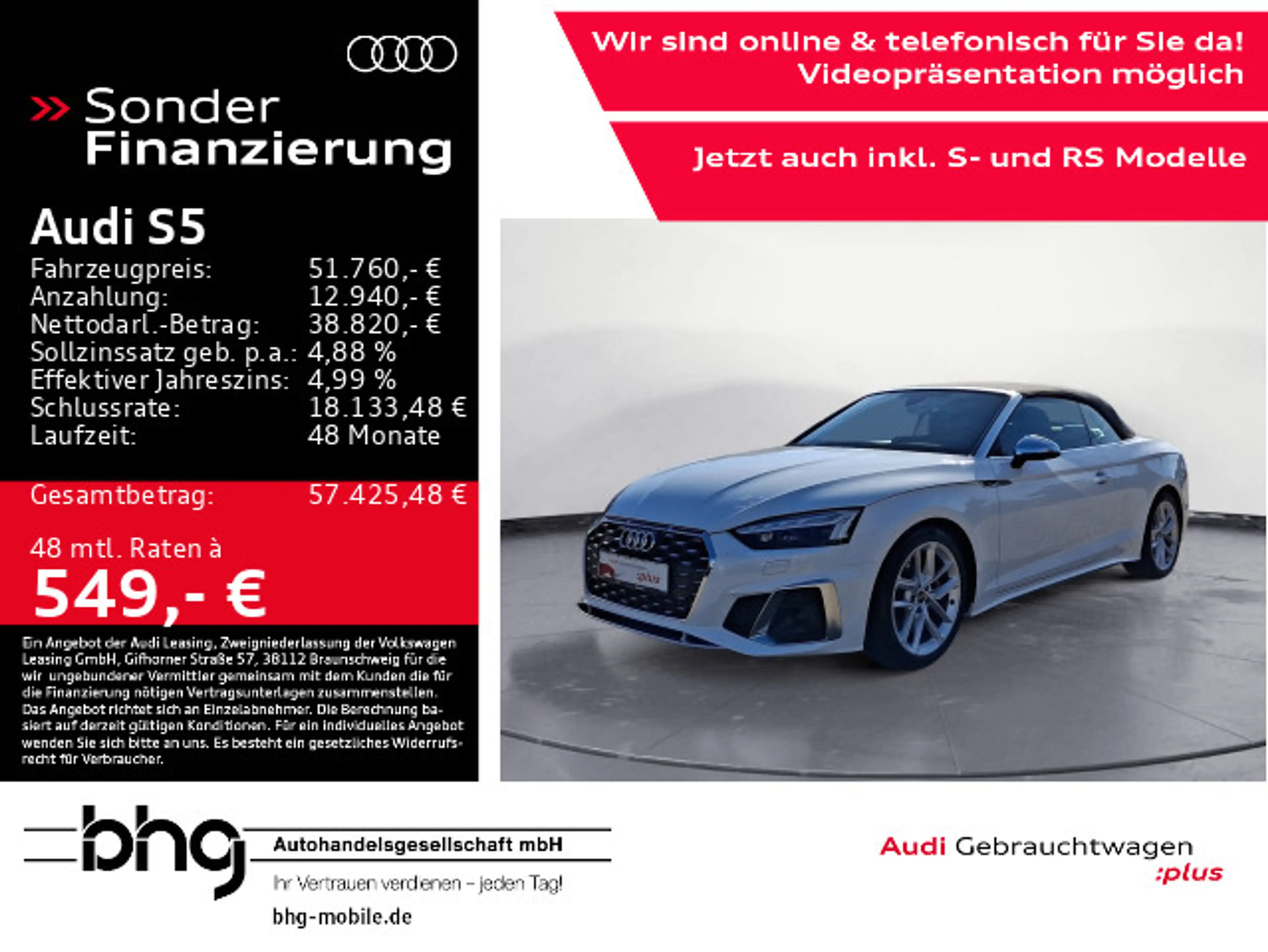 Audi S5 Cabrio 3.0 TFSI quattro tiptronic — photo 2