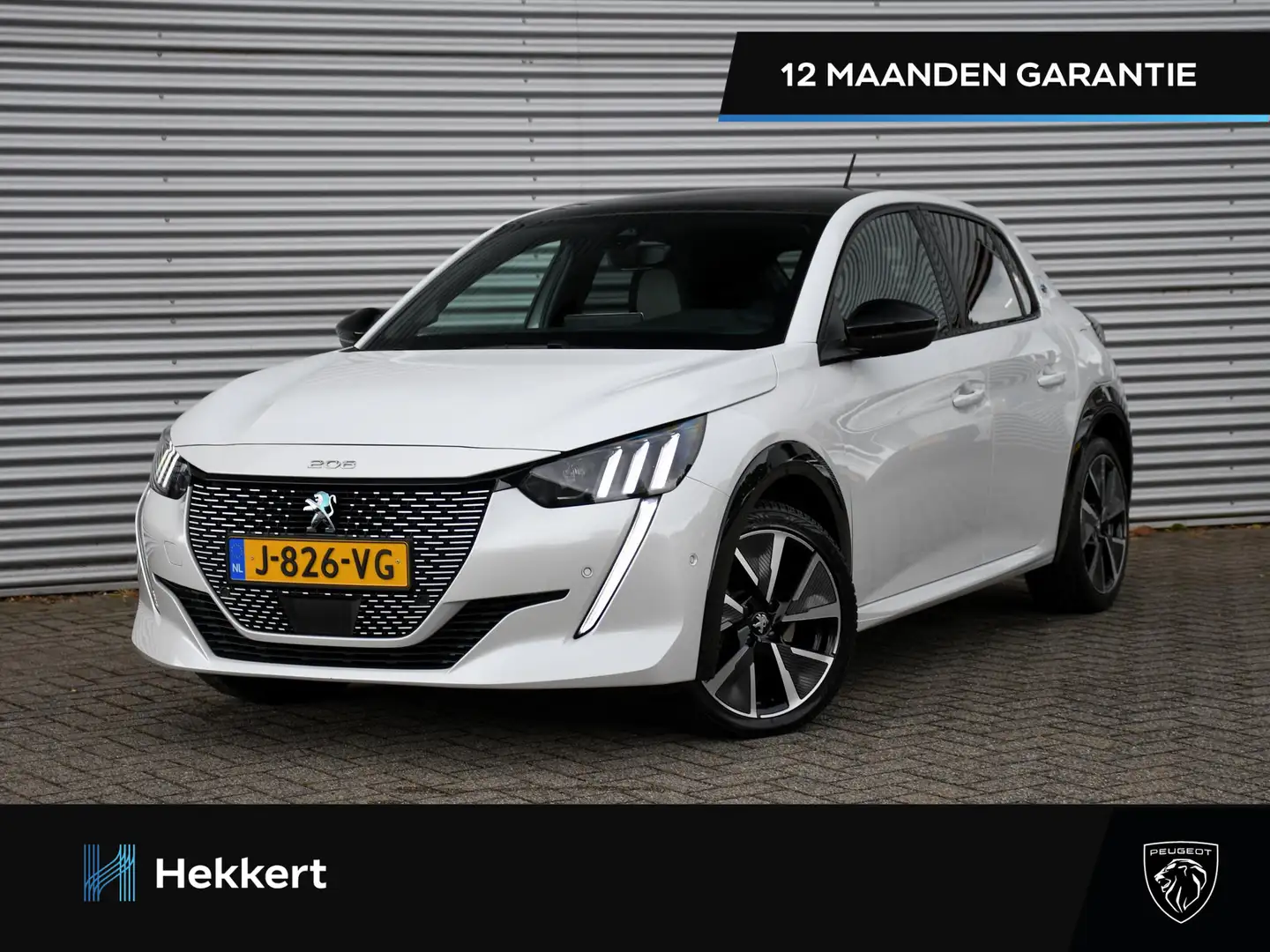 Peugeot e-208 EV GT 350 50 kWh 136pk Automaat PANO-DAK | 17''LM Blanc - 1