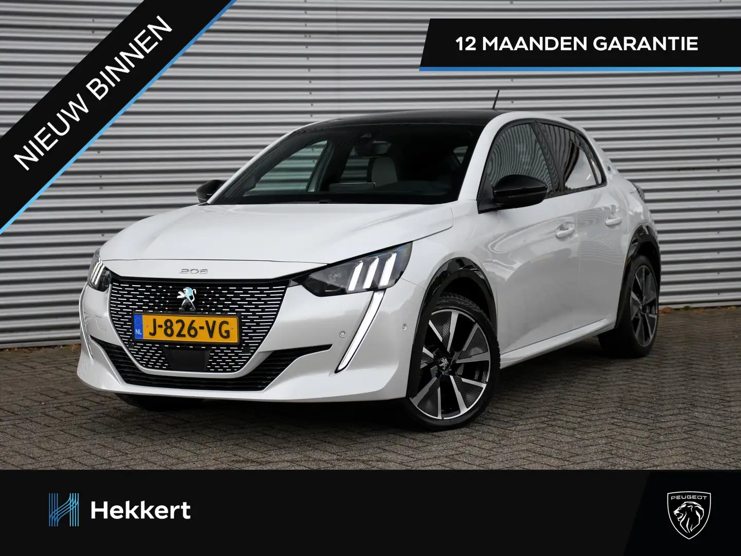 Peugeot e-208 EV GT 350 50 kWh 136pk Automaat PANO-DAK | 17''LM Wit - 1