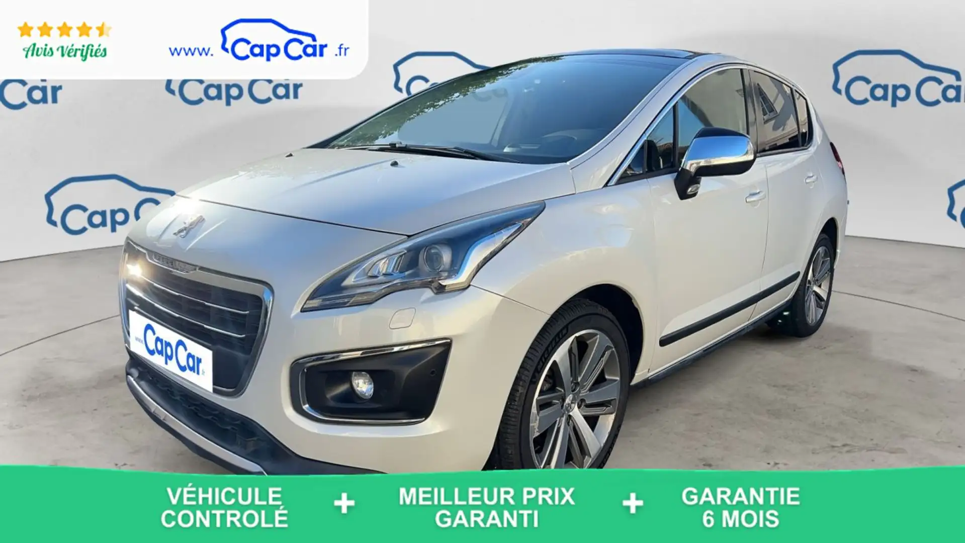Peugeot 3008 1.6 THP 165 EAT6 Feline Blanc - 1