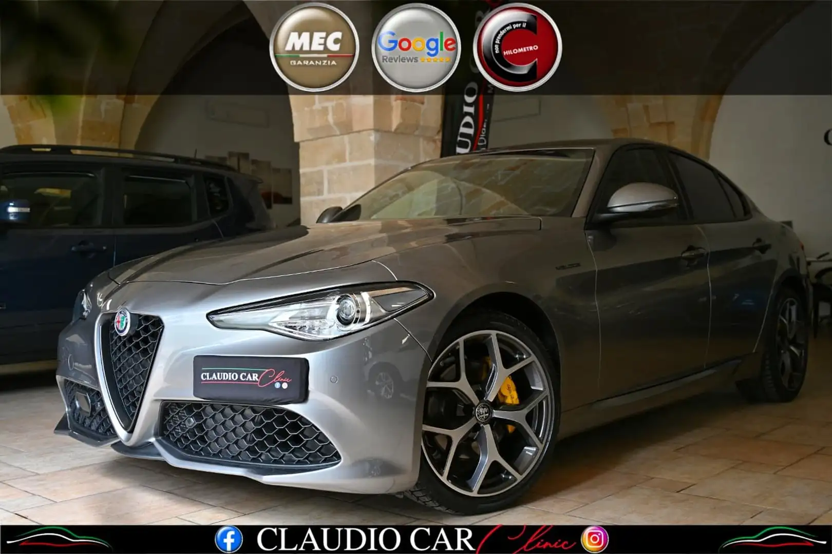 Alfa Romeo Giulia Giulia 2.2 t Veloce Q4 210 cv auto Gris - 1