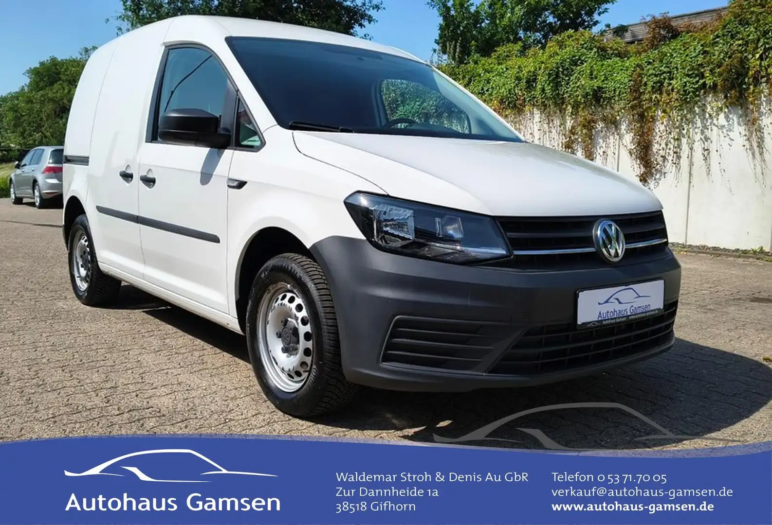 Volkswagen Caddy 1.0 TSI Kasten Sthzg/Winter/PDC/Regal/Klima Weiß - 1
