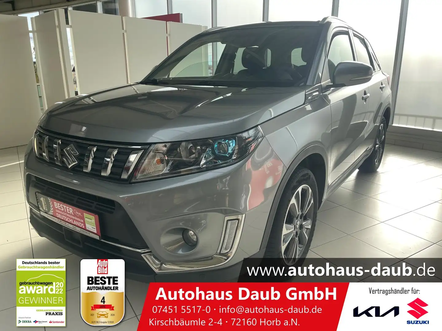Suzuki Vitara 1.4 S Allrgrip+Navi+LED+ Grau - 1