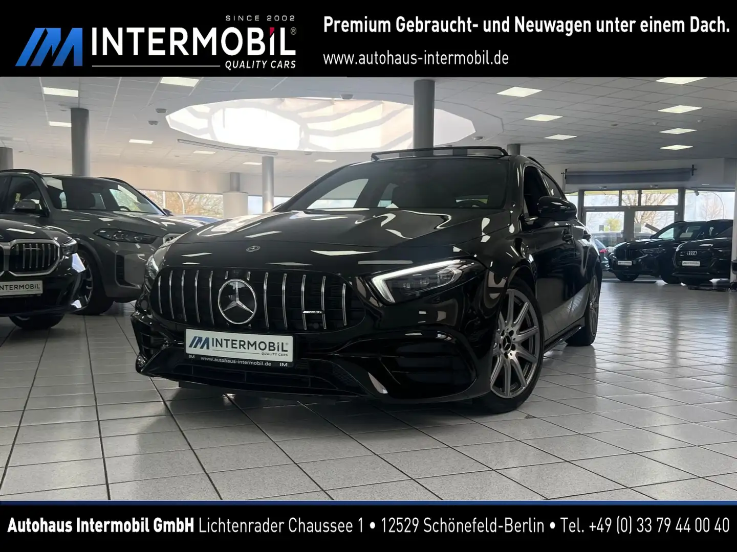 Mercedes-Benz A 45 AMG 4Matic PANO*BURMESTER*HUD*360°*DRIVERS* Noir - 1