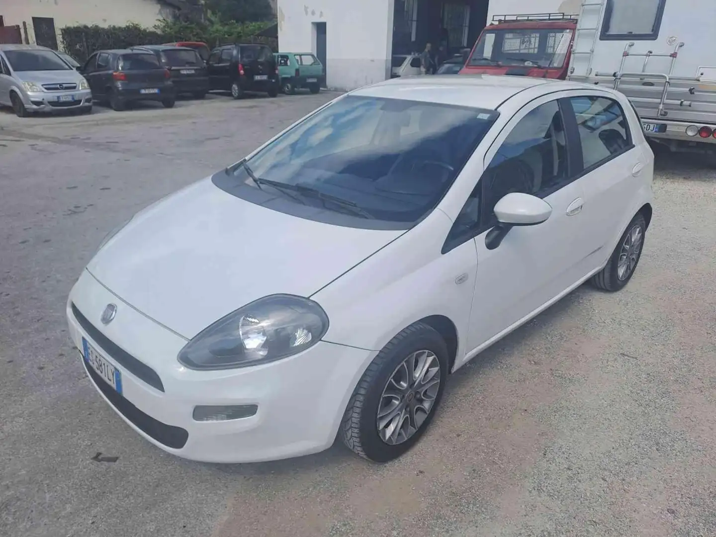 Fiat Punto 1.2 8V 5 porte Lounge Blanc - 1