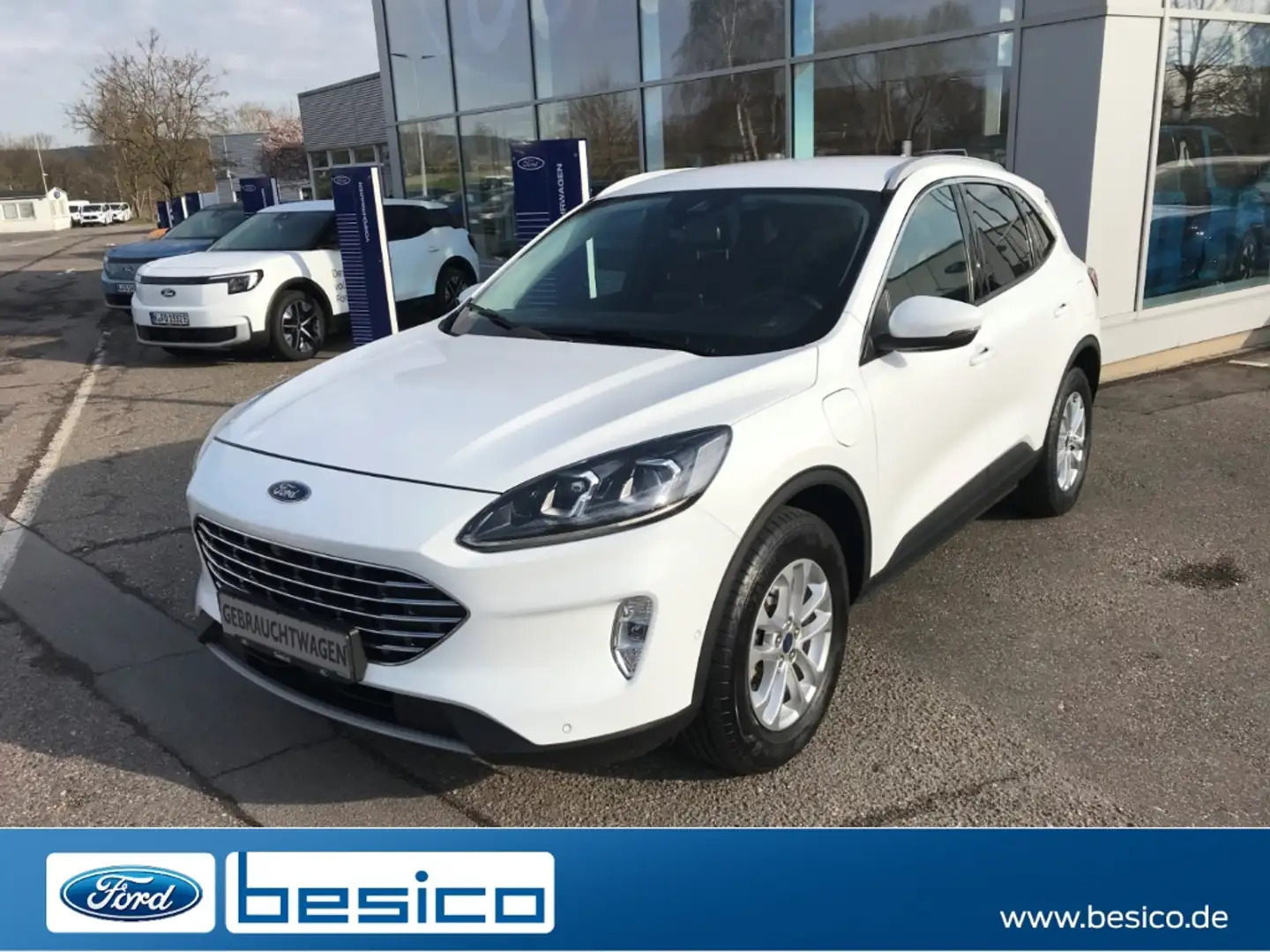 Ford Kuga Titanium X PHEV+iACC+LED+BLIS+B&O+KeyFree+ Weiß - 1