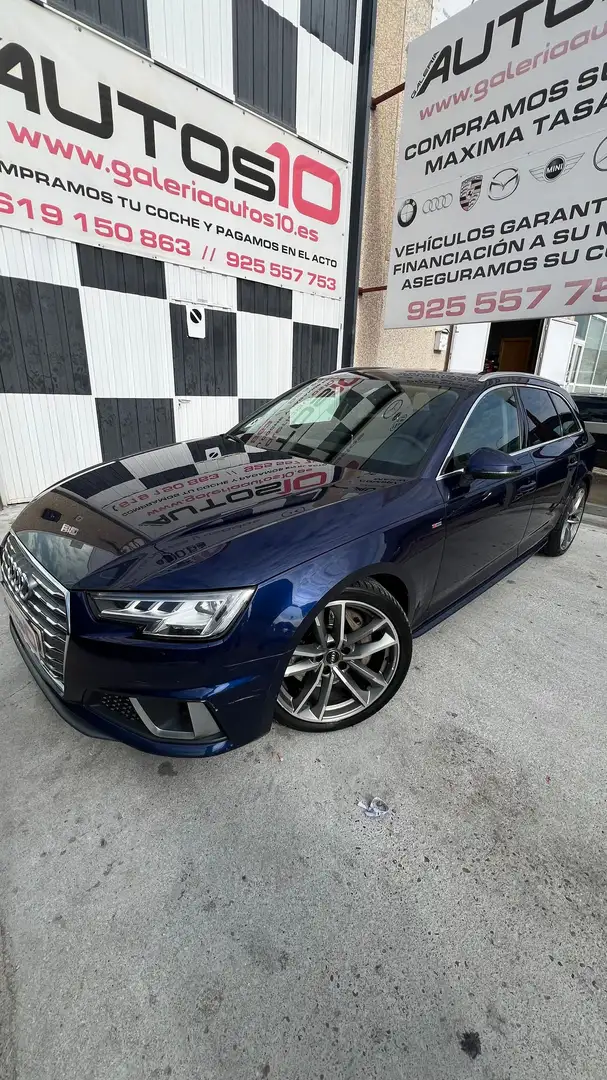 Audi A4 3.0 TDI quattro  tiptronic 286cv Blauw - 1