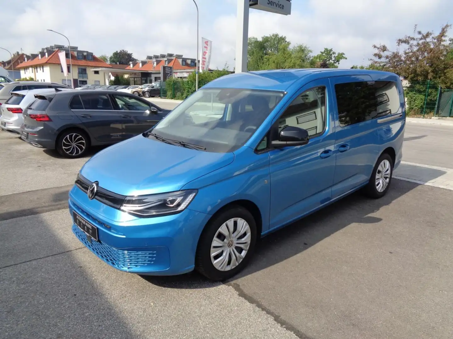 Volkswagen Caddy Maxi Life 7-Sitzer 2,0 TDI (LED,RearView,Sitzhzg.) Blau - 2
